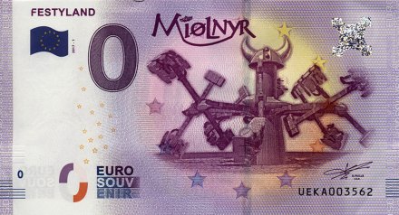 Аттракцион «Miolnyr» - Парк Фестиленд - Франция 0 евро 2017 год