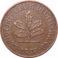 ФРГ 2 пфеннига 1978 год - J