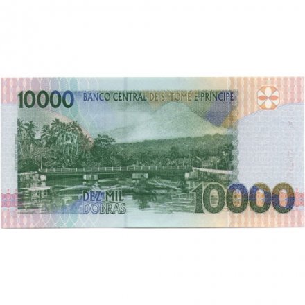 Сан-Томе и Принсипи 10000 добр 1996 год - UNC