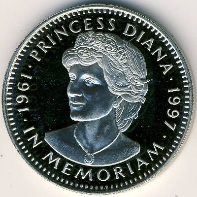 Либерия 5 долларов 1997 год