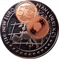 Уганда 1000 шиллингов 1999 год - Монеты ЕВРО. Нидерланды - 5 центов (сертификат)