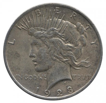 США 1 доллар 1923 год (без отметки МД)