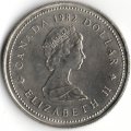 Канада 1 доллар 1982 год - 115 лет конституции Канады
