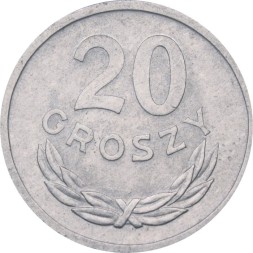Польша 20 грошей 1973 год (MW)