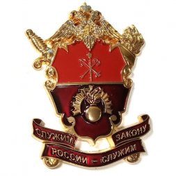 Знак (плакетка) Эмблема. Кадетский корпус МВД