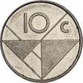Аруба 10 центов 1989 год