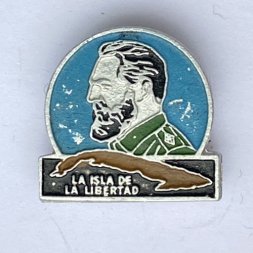 Значок. Фидель Кастро. Куба Остров Свободы. La Isla De Libertad