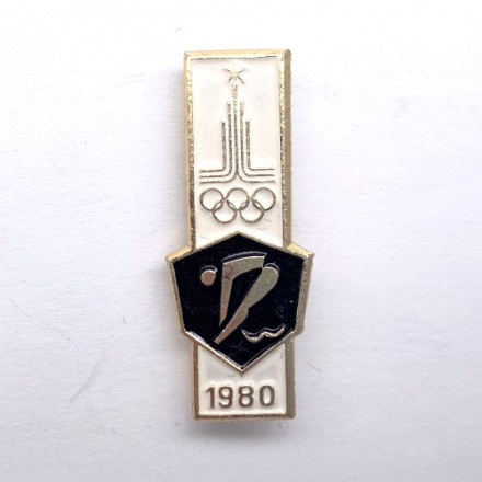 Значок. Олимпиада 1980 Прыжки в воду