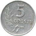 Польша 5 грошей 1960 год