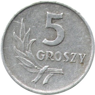 Польша 5 грошей 1960 год