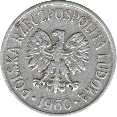 Польша 5 грошей 1960 год