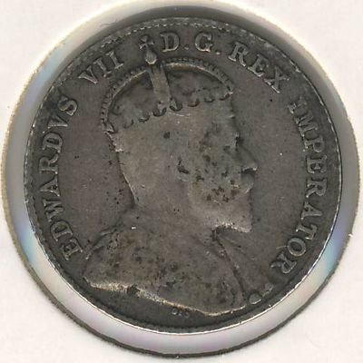 Канада 10 центов 1910 год