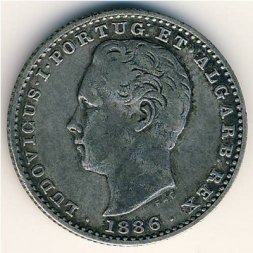 Португалия 100 рейс 1886 год