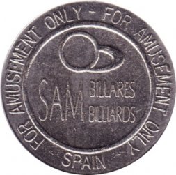 Жетон игровой Sam Billiards Spain