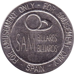 Жетон игровой Sam Billiards Spain