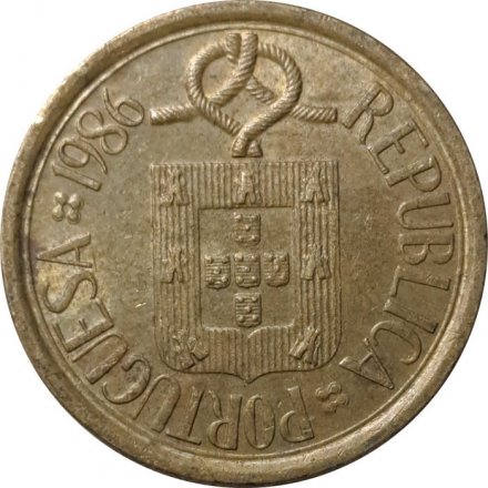 Португалия 10 эскудо 1986 год