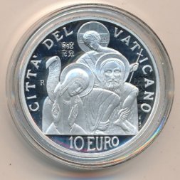 Ватикан 10 евро 2008 год