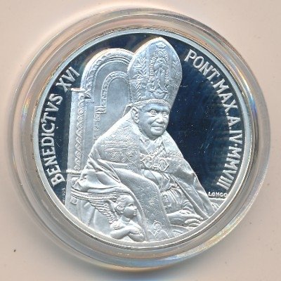 Ватикан 10 евро 2008 год