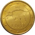 Эстония 50 евроцентов 2011 год UNC