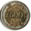 Колумбия 500 песо 2014 год