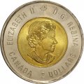 Канада 2 доллара 2020 год - 75 лет победе во Второй Мировой войне