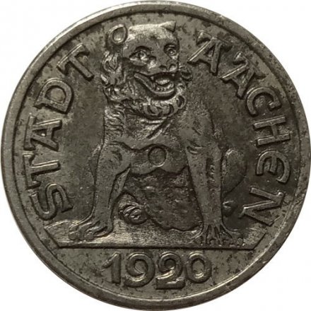 Германия (Ахен) 10 пфеннигов 1920 год (нотгельд)