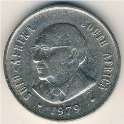 ЮАР 20 центов 1979 год