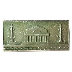 Значок Биржа. Ростральные колонны