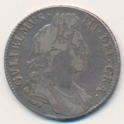 Великобритания 1/2 кроны 1697 год