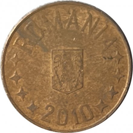 Румыния 5 бани 2010 год