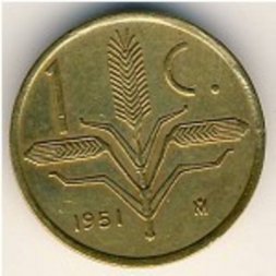 Мексика 1 сентаво 1951 год
