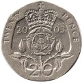 Великобритания 20 пенсов 2003 год