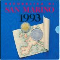 Набор из 10 монет Сан-Марино 1993 год (в буклете)