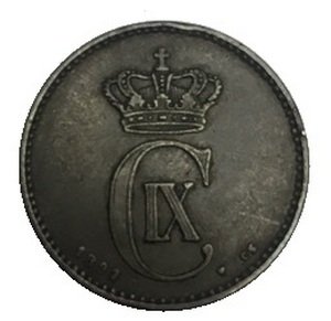 Дания 2 эре 1892 год