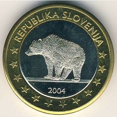 Словения 1 евро 2004 год