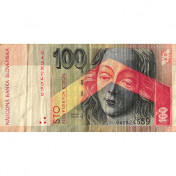 Словакия 100 крон 2004 год - Мадонна в церкви св. Иакова - VF