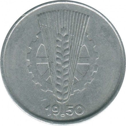 ГДР 10 пфеннигов 1950 год (A)