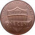 США 1 цент 2019 год - Авраам Линкольн (без отметки МД)