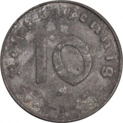 Третий Рейх 10 рейхспфеннигов 1944 год (D)