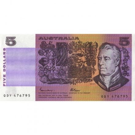 Австралия 5 долларов 1985 год - UNC