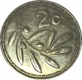 Мальта 2 цента 2002 год - Флора