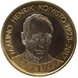 Финляндия 5 евро 2018 год - Мауно Койвисто (1982-1994)