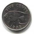 Бермудские острова 5 центов 1995 год