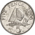 Гернси 5 пенсов 2006 год