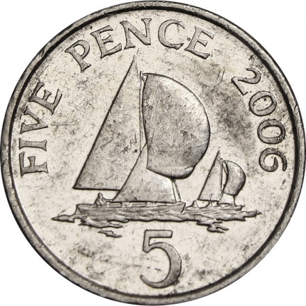 Гернси 5 пенсов 2006 год