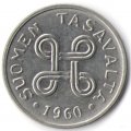Финляндия 1 марка 1960 год