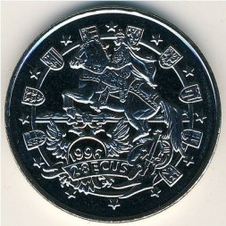 Гибралтар 2,8 экю 1996 год - 1000 лет Австрии