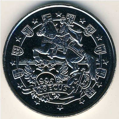 Гибралтар 2,8 экю 1996 год - 1000 лет Австрии