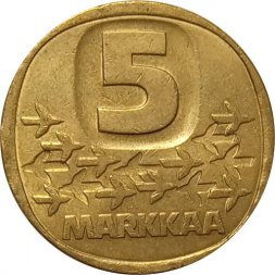 Финляндия 5 марок 1988 год - Ледокол Урхо