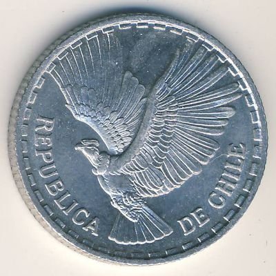 Чили 1/2 сентесимо 1962 год